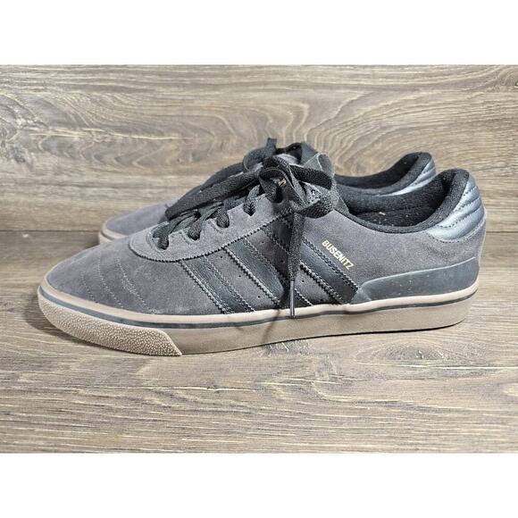 Adidas Busenitz Vulc Samba Black Gray Gold Sneakers Men’s 13 - Picture 4 of 11